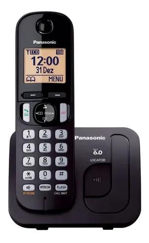 Telefone Panasonic S/ Fio Identificador De Cham Kx-tgc210lbb