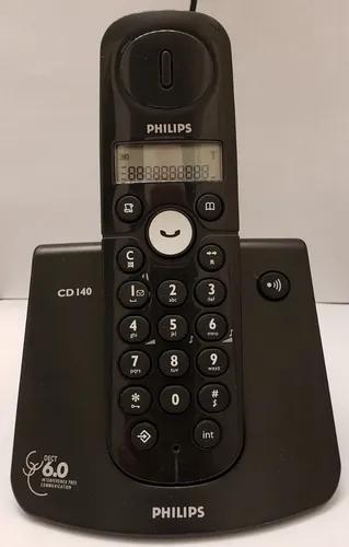 Telefone Philips S/fio Cd140 - Display Com Ident. Chamadas