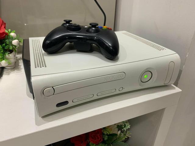 Xbox 360 flat branco (aceito propostas)troco