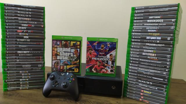 Xbox One + 200 Jogos Troco por PS4 SLIM