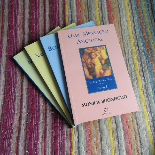 box livros mensagem angelical, monica buonfiglio