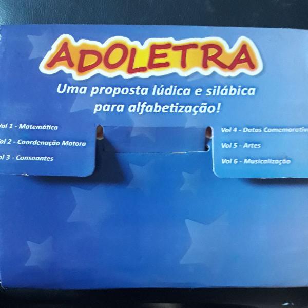 coleção Adoletra 5 volumes e 1 cd de áudio e rom