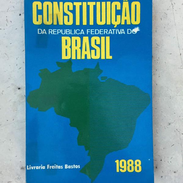 constituição federal 1988 (1ª edição) (rara)