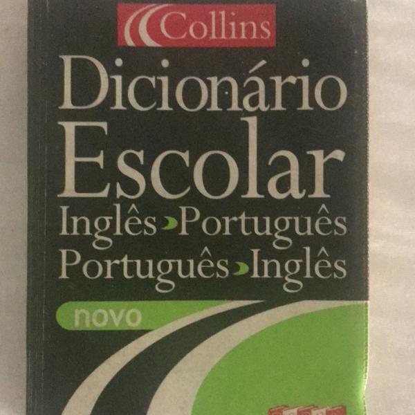 dicionário escolar português inglês collins