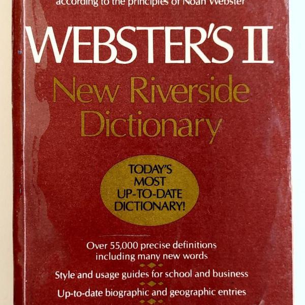 dicionário webster's ii - new riverside dictionary