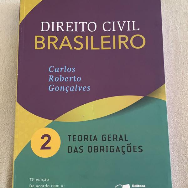 direito civil brasileiro - carlos roberto gonçalves (teoria
