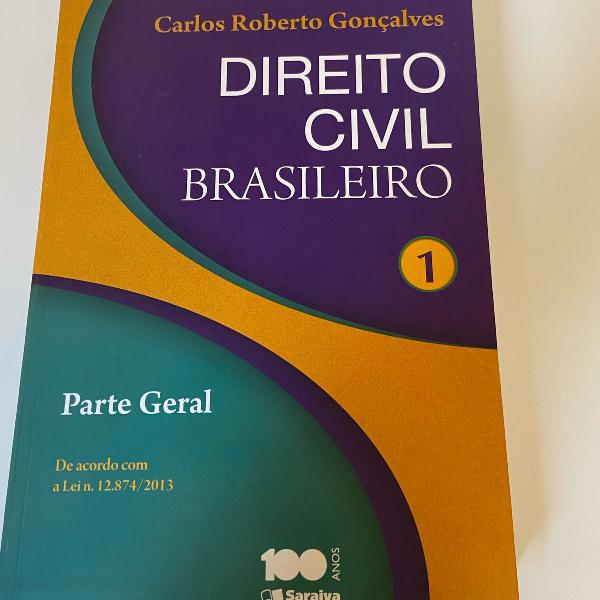 direito civil brasileiro vol 1 - carlos roberto gonçalves