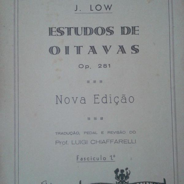 estudos de oitavas op. 281 - volume 1 - j. low