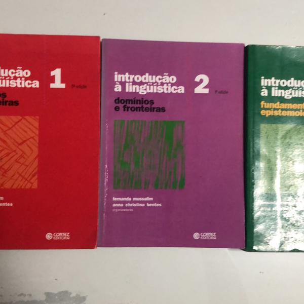 introdução à linguística 1, 2 e 3