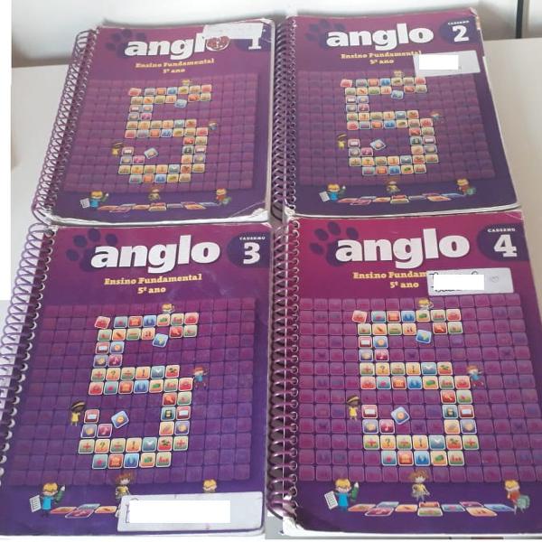 kit apostilas anglo 5º ano - completo