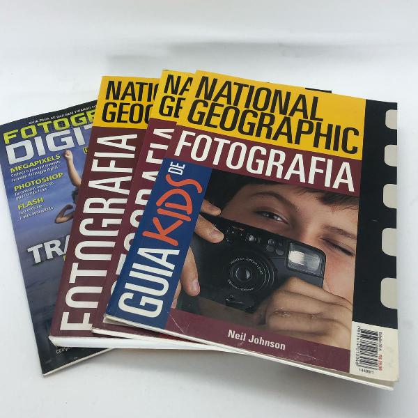 kit de livros para aprender fotografia (antigos)