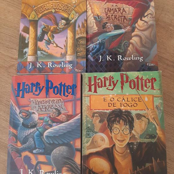 kit harry potter - 4 livros