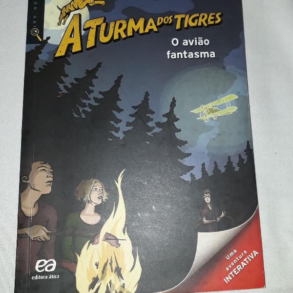 livro a turma dos tigres o avião fantasma