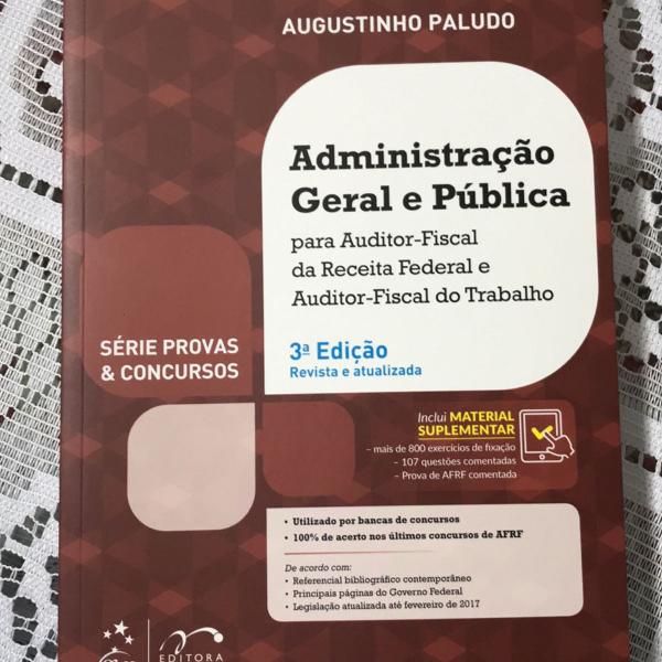 livro administração geral e pública