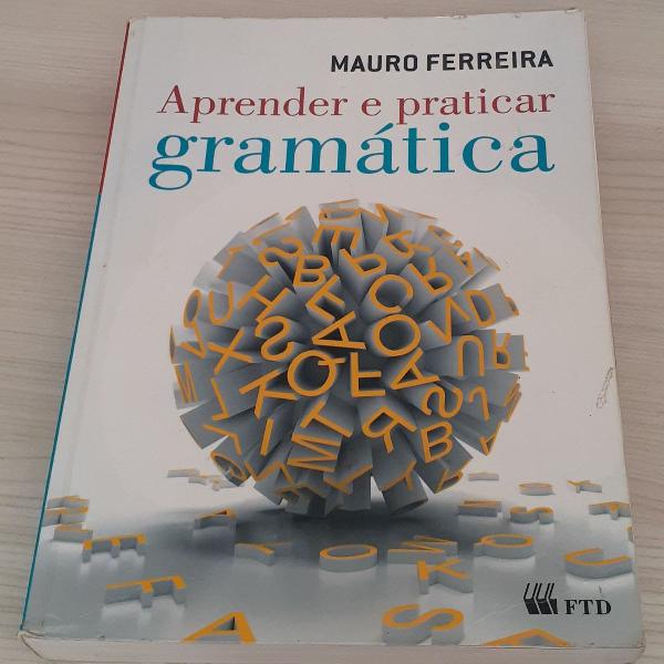 livro aprender e praticar gramática em perfeito estado