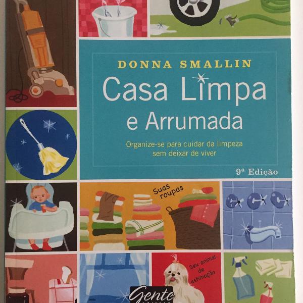 livro casa limpa e arrumada