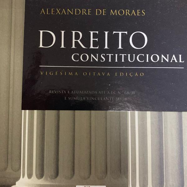 livro constitucional alexandre de morais