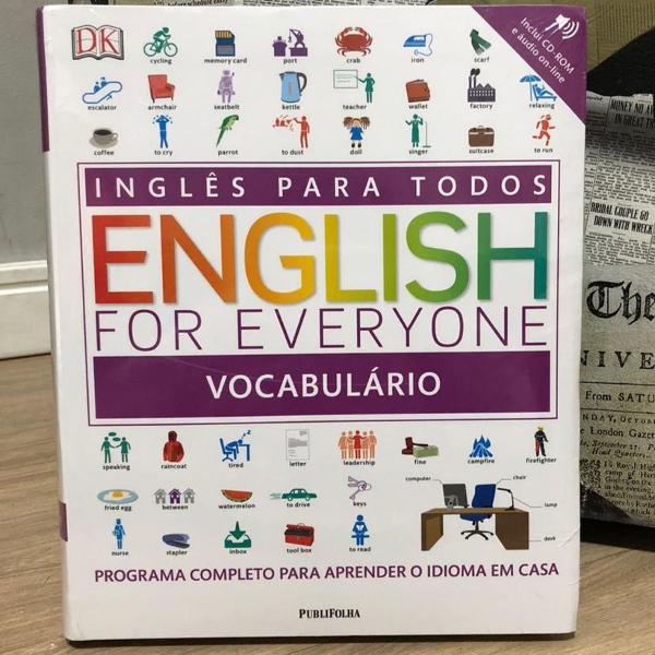 livro de inglês: english for everyone/ vocabulário
