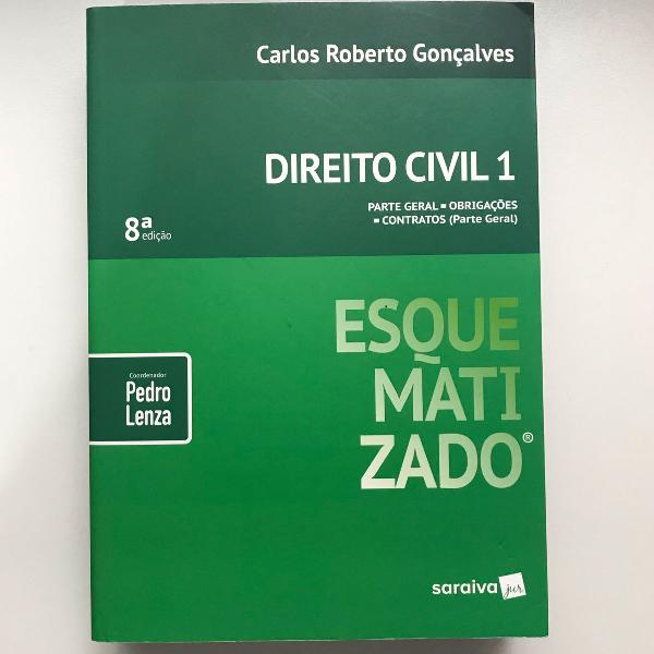 livro direito civil 1 esquematizado