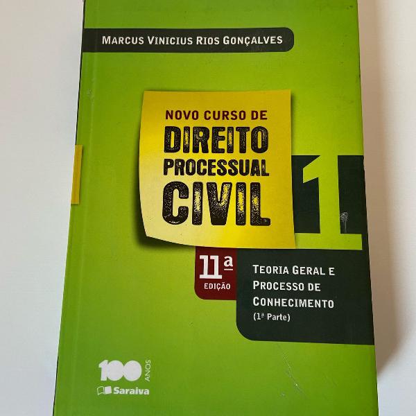 livro direito processual civil 1