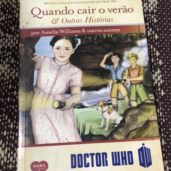 livro doctor who - quando cair o verão e outras histórias