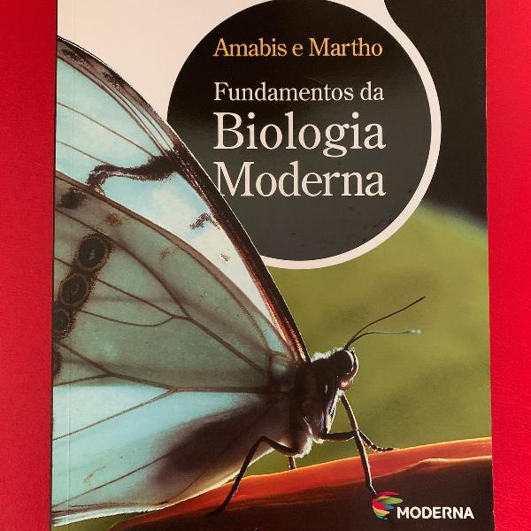livro fundamentos da biologia moderna - amabis e martho