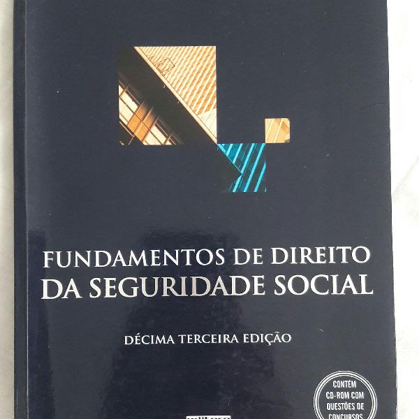 livro fundamentos de direito da seguridade social