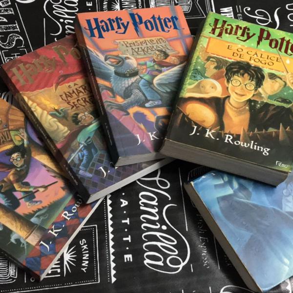 livro - harry potter 5livros da saga