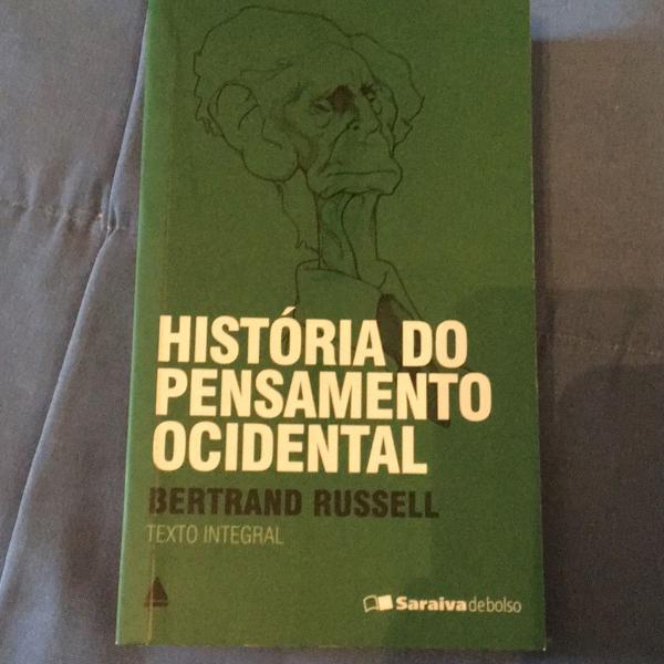 livro história do pensamento ocidental - bertrand russell