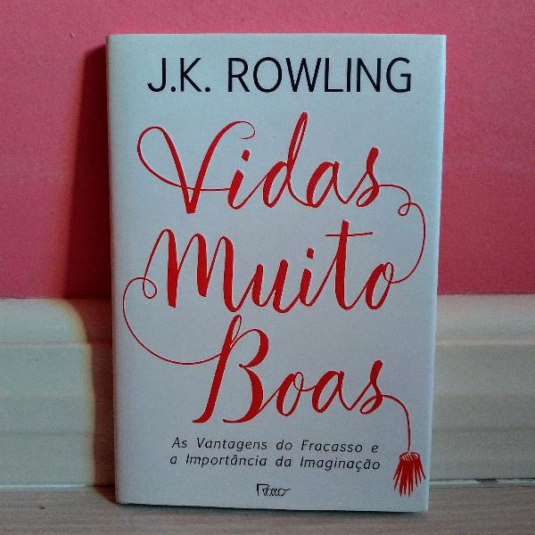 livro j.k. rowling - vidas muito boas