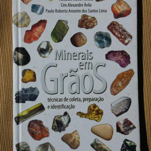 livro - minerais em grãos - técnica de coleta,