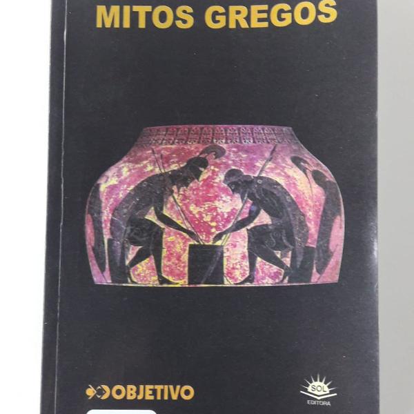 livro mitos gregos - coleção objetivo