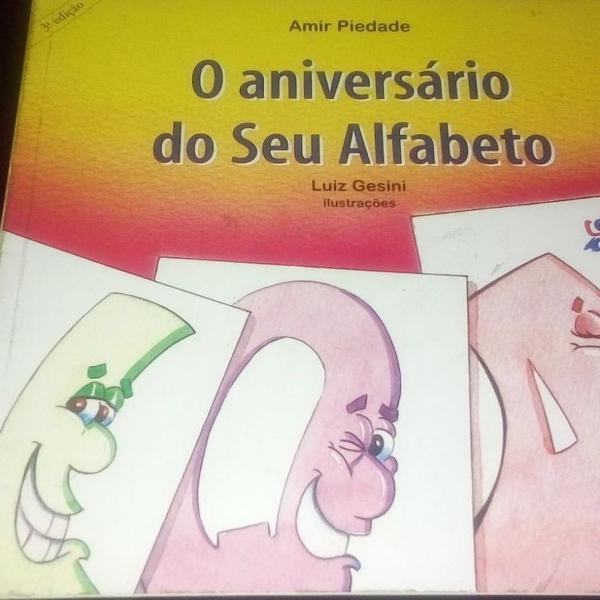 livro "o aniversário do seu alfabeto"