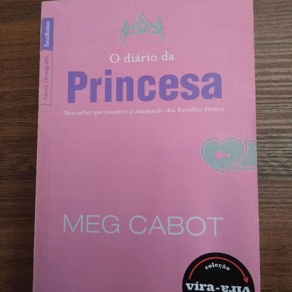 livro o diário da Princesa + Princesa sob os refletores (