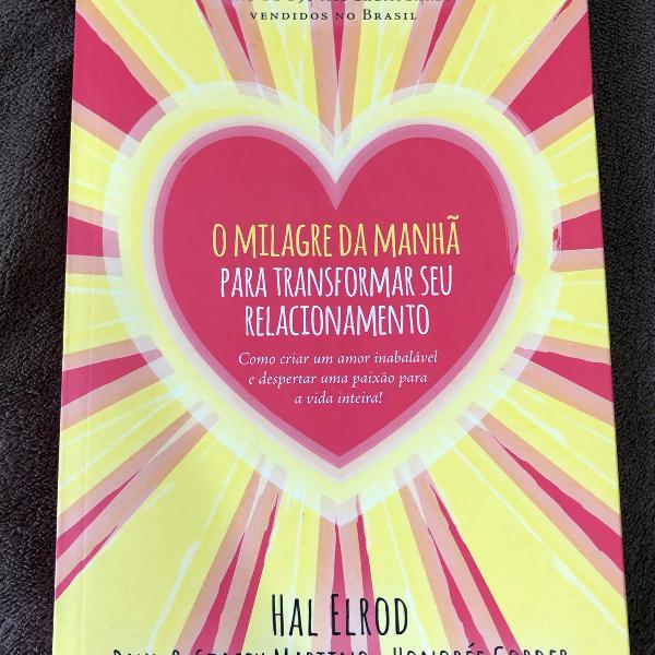 livro o milagre da manhã para relacionamentos