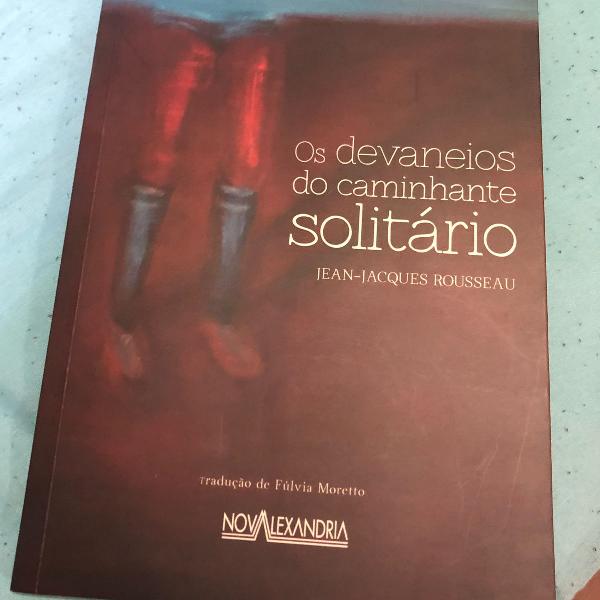 livro os devaneios do caminhante solitário