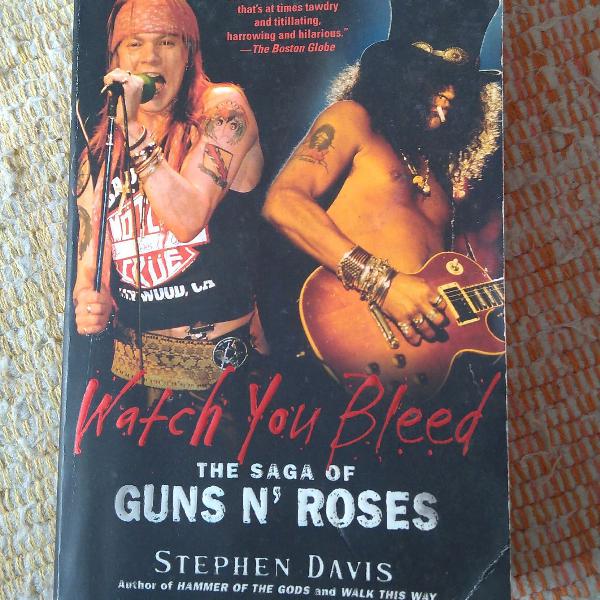 livro the saga of gun's and roses