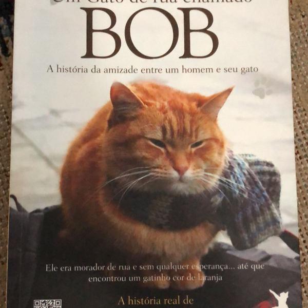 livro um gato de rua chamado bob; james bowen