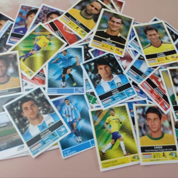 lote 7 figurinhas copa america argentina 2011 monte seu lote