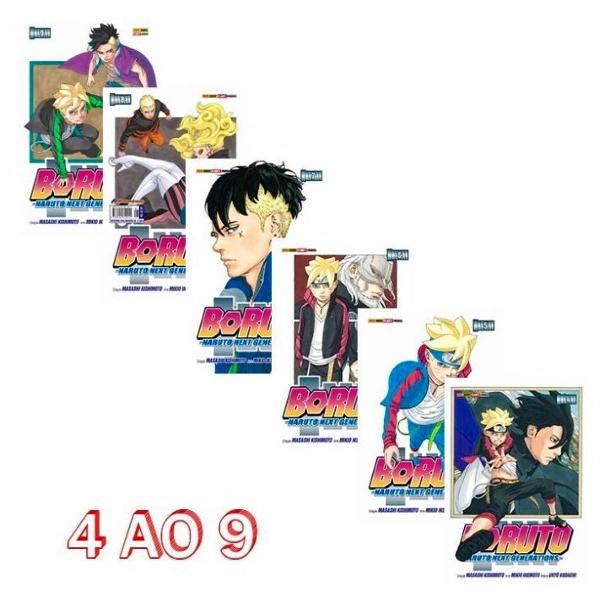 manga naruto masashi kishimoto 4,5,6,7,8,9 original