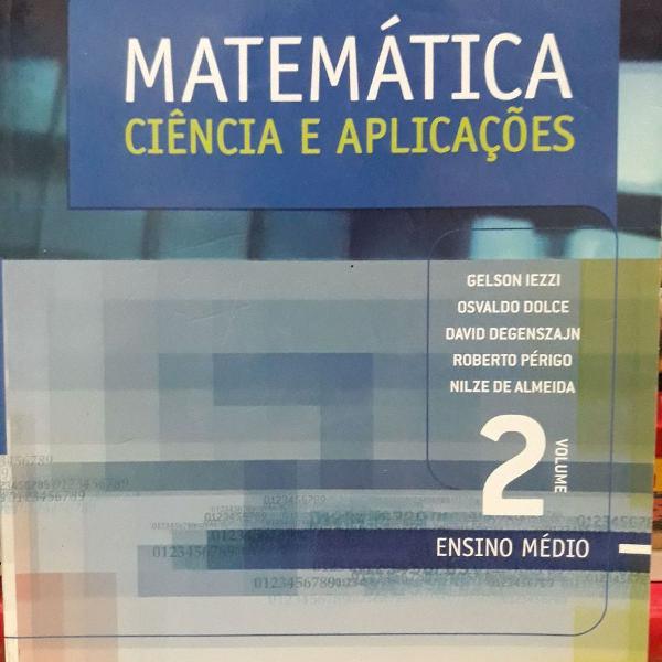 matemática: ciências e aplicações - vol. 02