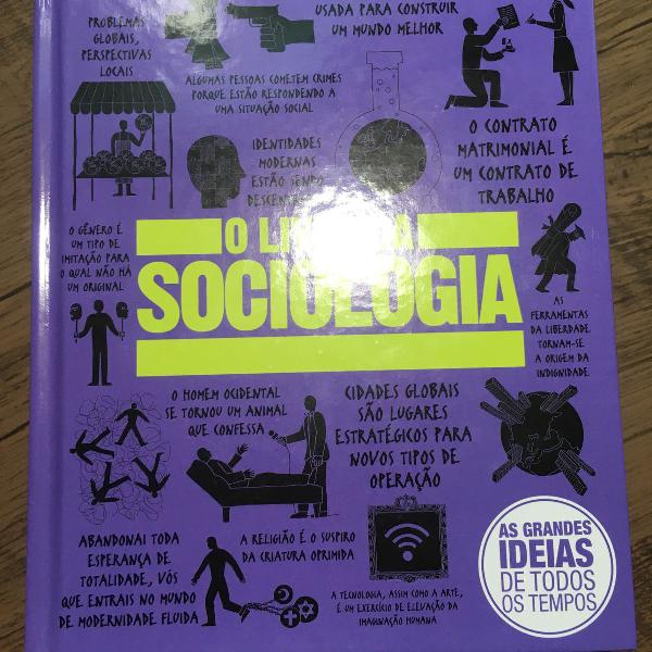 o livro da sociologia, capa dura