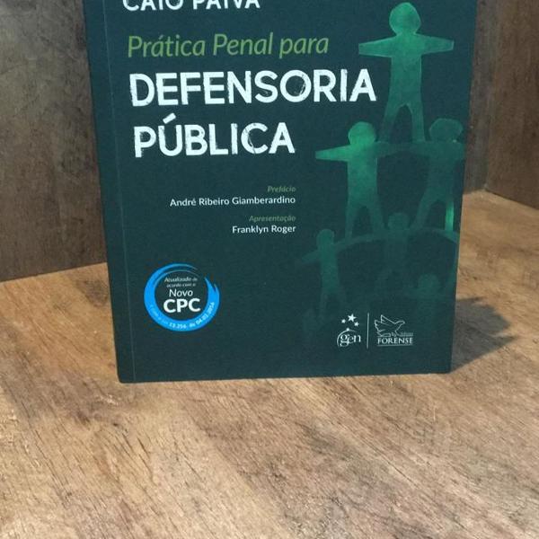 prática penal para defensoria pública - caio paiva (2016)