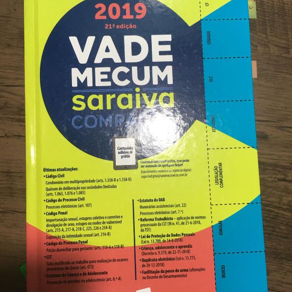 vade mecum compacto saraiva 2019