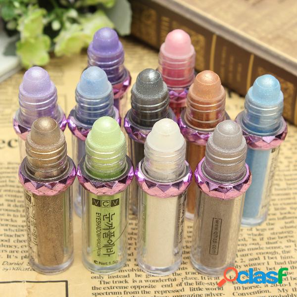 11 cores Roller Eye Shadow Natural Luminous Warm Color Make