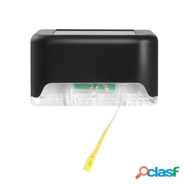 1/4 LED Solar Path Stair Outdoor Light Garden Cerca Paisagem