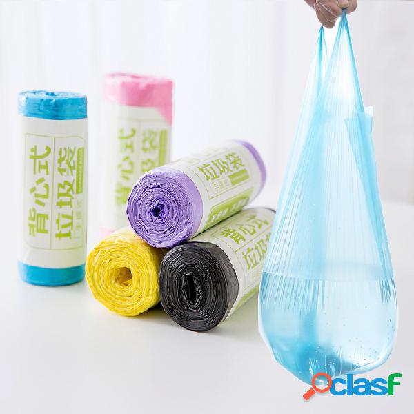 150 PCS / 5 Rolo de Lixo Doméstico Bolsa Ponto de Ruptura