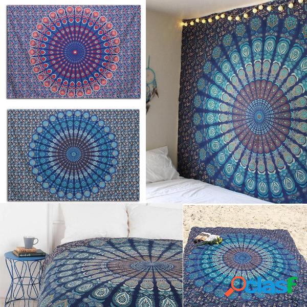 210x145cm Indian Indian Mandala Wall Hanging Tapestry Throw