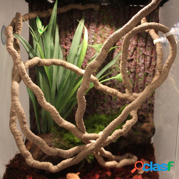 2m Reptile Vivarium Flexible Jungle Vine Flexible Bendable