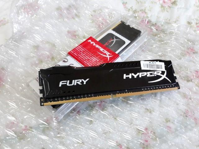 2x Memórias HyperX Fury, 4GB, 2133MHz, DDR4, CL14, Preto